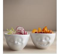 TASSEN - Lot N°3 de 2 petits bols Blanc 100 ml Rieur et délicieux