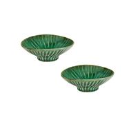 Set de 2 bols Verde Lanza S HxØ 4x12cm