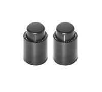 AltoBuy Set de 2 Bouchons Vide d'air pour vin avec dateur en Plastique Noir
