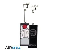 Set de 2 boucles d'oreilles Demon Slayer Tanjiro