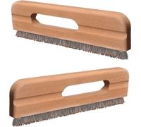 set de 2 brosses à tapisser avec évidement pour le manche | Balai à tapisser 270mm - poils de brosses stables et doux - 2 raclettes à tapisser avec crin de cheval | Brosse à main de peintre - lisse et