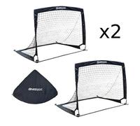 Devessport Pvc Football Goal Argenté