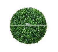 Set de 2 buxus artificiel avec protection UV parfait pour intérieur et extérieur vert durable et décoratif