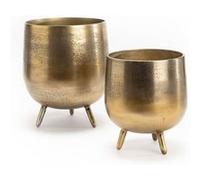 Set de 2 cache pots or - Amadeus - Or - Aluminium G