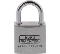 Set de 2 cadenas - BURG WACHTER - DUO 770 30 SB - 30 mm Alutitan, double verrouillage, anti-crochetage