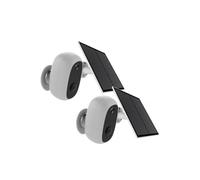 Set de 2 Caméra WiFi d'extérieure sans Fil avec Panneau Solaire