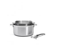 Batterie de 2 casseroles/faitouts ø16-20cm +poignee amovible alchimy loqy