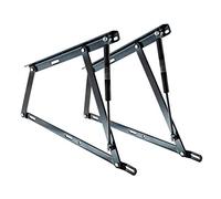 Set de 2 Charnières pour Lit Coffre avec Ressorts de 1400N - Idéal pour Lit Coffre de 160 cm - Système de Rondelles en Nylon Anti-bruit - Cuens