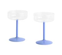 Set de 2 coupes à cocktail Tint HxØ 12.5x9cm