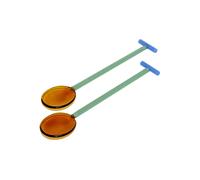 Set de 2 couverts à salade multicolore Crave