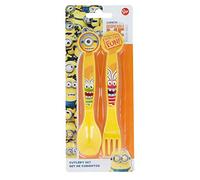 Set de 2 couverts en polypropylène Minions Fun LAND
