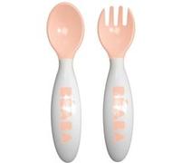 Set de 2 couverts ergonomiques 2ème âge Rose Rose G