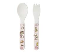 SET DE 2 COUVERTS ERNEST ET CÉLESTINE ROSE