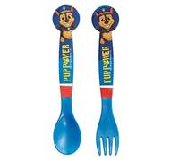 SET DE 2 COUVERTS POUR ENFANTS. EN PLASTIQUE SANS BPA | PAW PATROL PUP POWER