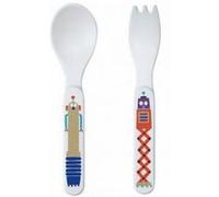 Set de 2 couverts scintillants les robots G