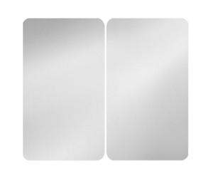 Set de 2 couvres plaques argent 30 x 52 cm Wenko by Maximex
