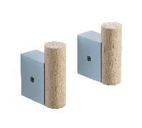 Set de 2 crochet mural Attach WxHxD 2,1x6,3x5,1cm