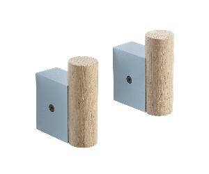 Set de 2 crochet mural Attach WxHxD 2,1x6,3x5,1cm