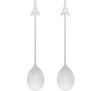 Set de 2 cuillères à café - Towerccino Argent - Pylones Argent G