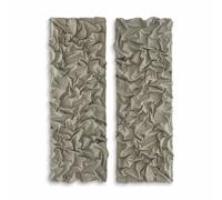 Set de 2 décoration murale 3D 40x120cm SAHAVA Dune 1 Long WxH 40x120cm