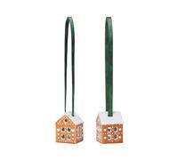 Set de 2 décorations de Noël Gingerbread LxWxH 4x4x5cm