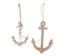 Set de 2 encres bateau bois - Amadeus