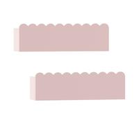 Set de 2 étagères murales pour enfants Vestnes 40 x 10 x 10 cm rose