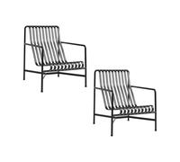 Set de 2 fauteuils lounge de jardin haute Palissade WxHxD 73x88x92cm
