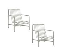 Set de 2 fauteuils lounge de jardin haute Palissade WxHxD 73x88x92cm