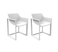 Set de 2 fauteuils Wall Street WxHxD 57x80x53cm
