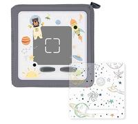 Set de 2 films de protection, protection adaptée pour Toniebox, découpés sur mesure, film autocollant avec motifs spatiaux, accessoire créatif pour enfants - dv1170