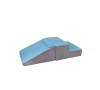 Set de 2 grands blocs en mousse blanc bleu gris
