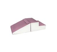 Set de 2 grands blocs en mousse blanc gris violet
