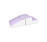 Set de 2 grands blocs en mousse blanc lilas