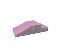 Set de 2 grands blocs en mousse blanc rose gris