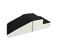 Set de 2 grands blocs en mousse noir - blanc