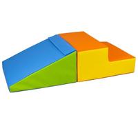 Set de 2 grands blocs en mousse jaune vert bleu orange Jaune G
