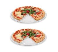 Set de 2 grilles perforées rondes pour pizza Mathon