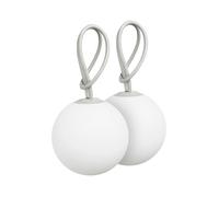 Set de 2 lampes à suspendre de jardin LED avec batterie Bolleke Ø 20cm/loop 100cm
