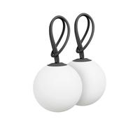 Set de 2 lampes à suspendre de jardin LED avec batterie Bolleke Ø 20cm/loop 100cm