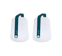 Set de 2 lampes LED Balad avec batterie H 25cm H 25cm / Ø 19cm
