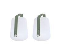 Set de 2 lampes LED Balad avec batterie H 25cm H 25cm / Ø 19cm