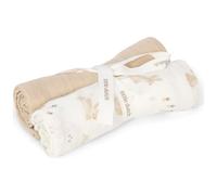 Set de 2 langes en gaze de coton baby bunny (70 x 70 cm)