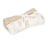 Set de 2 langes en gaze de coton Baby Bunny (70 x 70 cm)