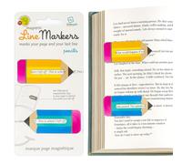 Set de 2 Marque-Page Linemarker | Set de Signets Magnétiques | Marqueurs de Page Aimantés | Clip Marque-Page | Idée Cadeau pour les Lecteurs