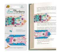 Set de 2 Marque-Page Linemarker | Set de Signets Magnétiques | Marqueurs de Page Aimantés | Clip Marque-Page | Idée Cadeau pour les Lecteurs