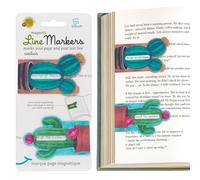 Set de 2 Marque-Page Linemarker | Set de Signets Magnétiques | Marqueurs de Page Aimantés | Clip Marque-Page | Idée Cadeau pour les Lecteurs