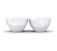 Set de 2 mini-bols en porcelaine Tassen rêveur et heureux 100 ml BLANC G