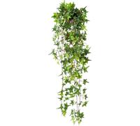 set de 2 mini lianes de lierre d'environ 90 cm avec 371 feuilles - Plante artificielle facile à entretenir
