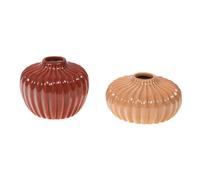 Set de 2 mini vases striés - Amadeus